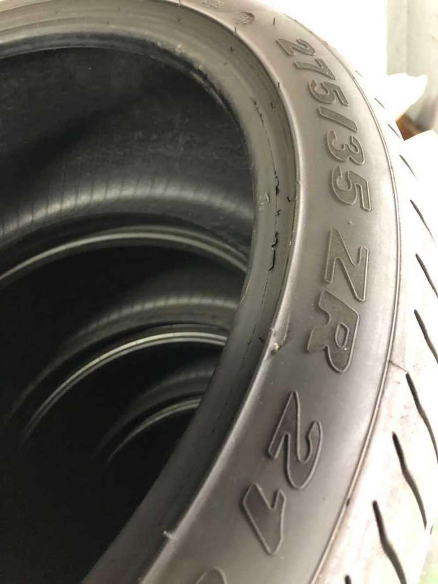 275/35/21 Pirell Pezrro tyres. 85% life