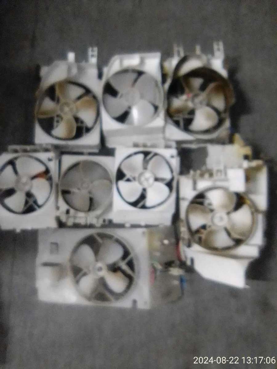 8 X MICROWAVE FAN MOTORS.  IDEAL FOR BILTONG DRYERS ETC.
