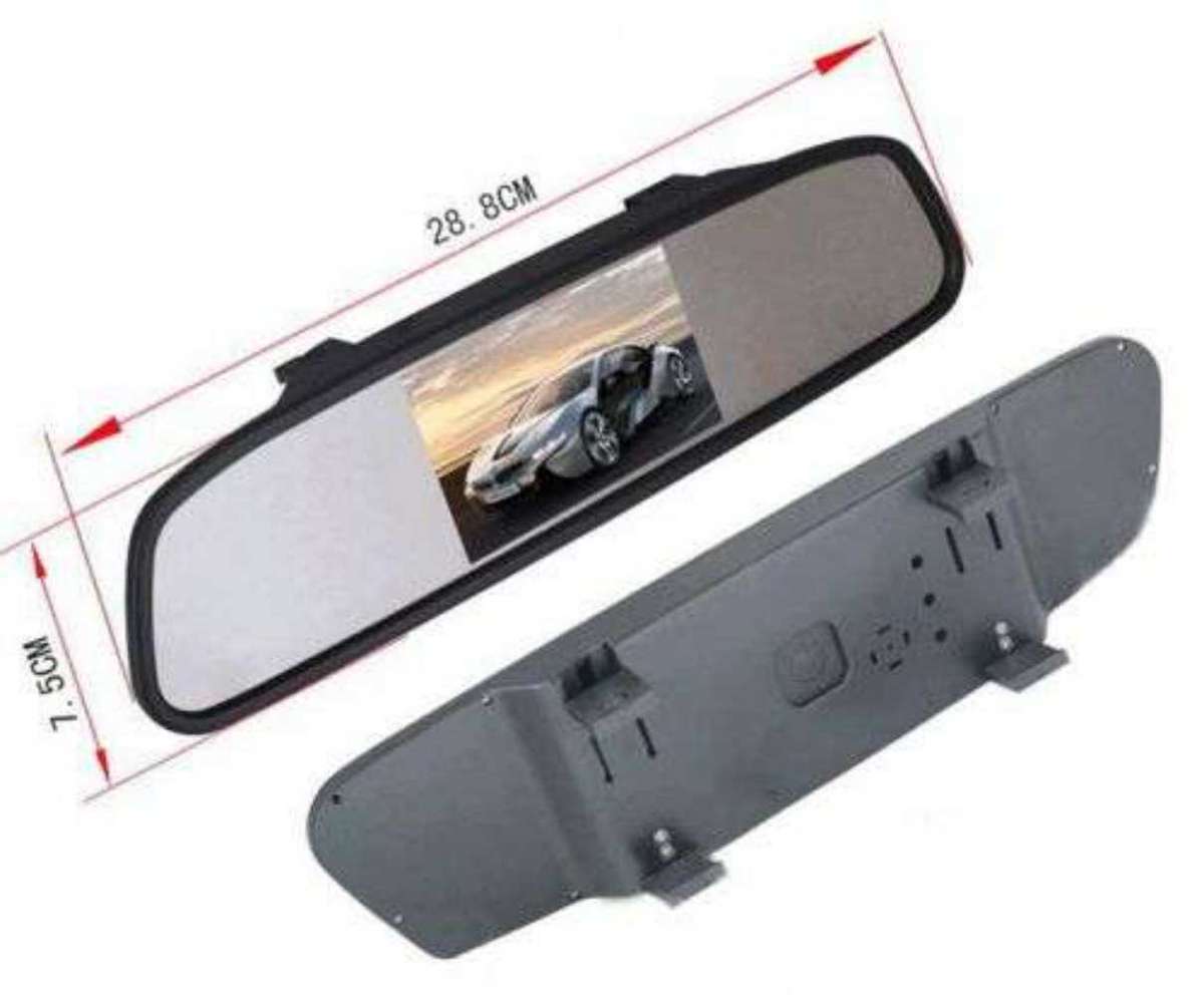 4.3 Inch TFT Car LCD Screen Rear View Rearview DVD AV Monitor Mirror with Reverse Camera