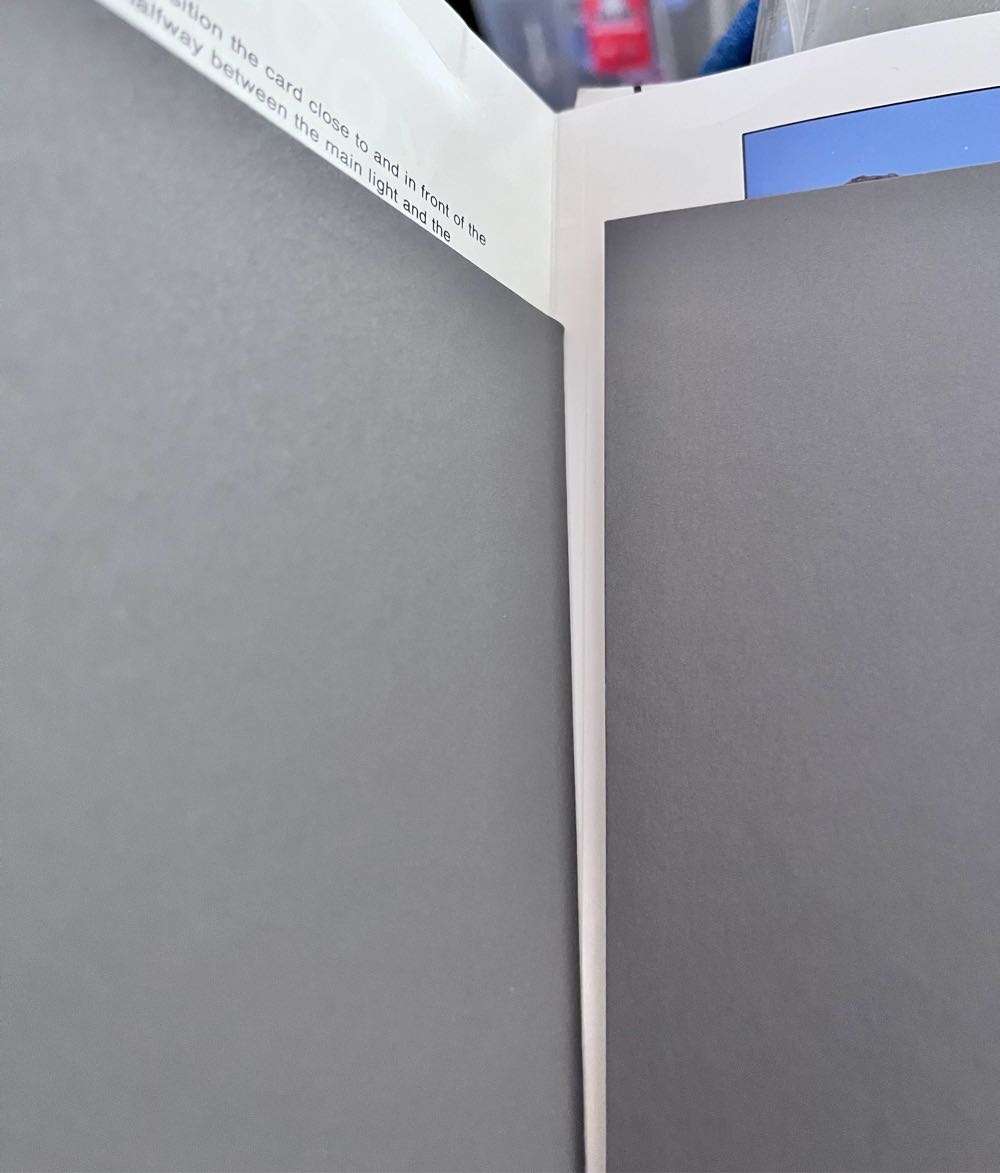 Kodak gray cards R-27 (printed in USA in 1980s)