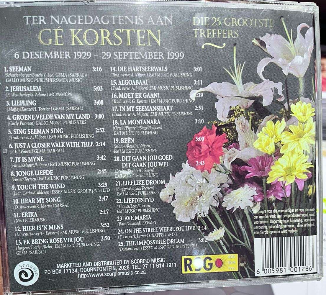 Gé Korsten - Ter Nagedagtenis (SMMPCD828)