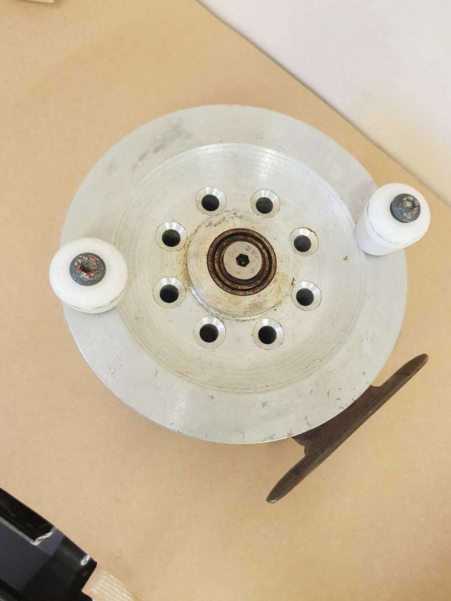 Large aluminium deep sea fishing reel