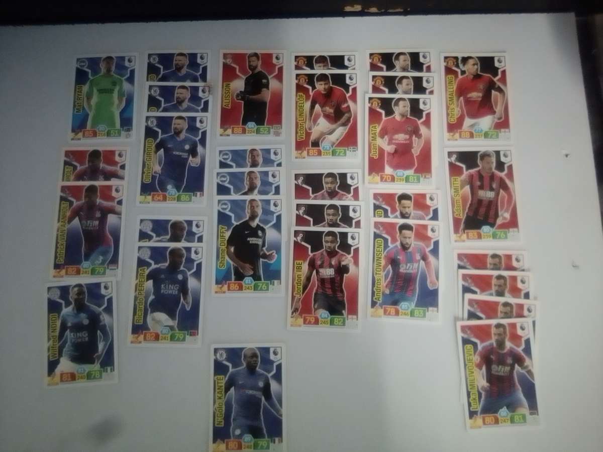 PANINI ADRENALYN FOOTBALL TRADING CARDS.  BIDDING ON THE LOT.