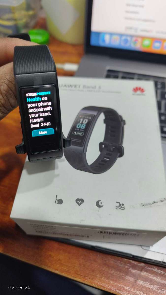 Huawei Band 3 Fitness Tracker Watch Pearl Black