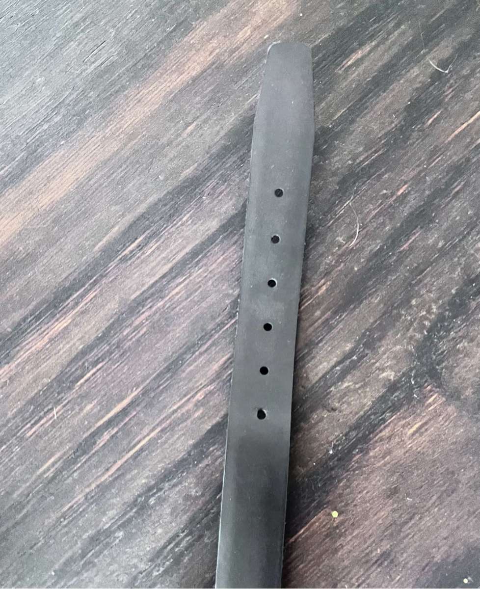 David Jones mens black leather belt (97cm-102cm)