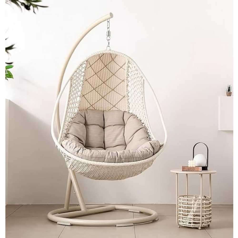 Boho Nordic Indoor Outdoor Swing Eggshaped Patio study Lounge Decor Swing Chair