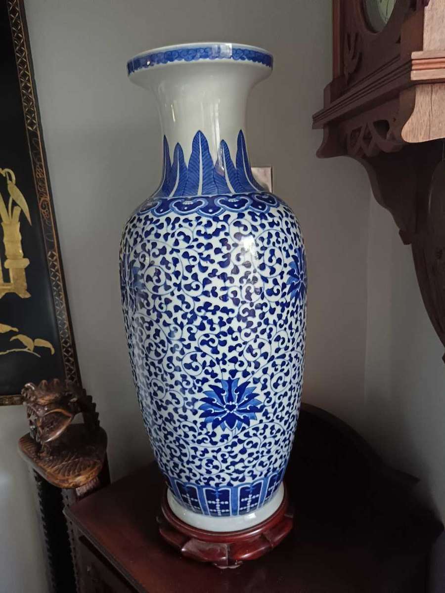 Large Jingdezhen China Vase C1900