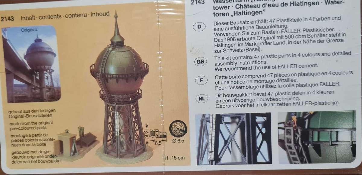 Faller 2143 water tower