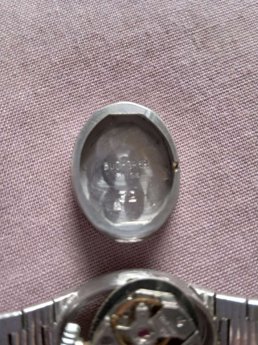 Vintage Bucherer Sterling Silver Ladies Wrist Watch