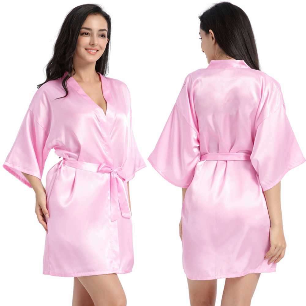 Bridal satin robes Satin gown silk robe brides maid robe#local stock#