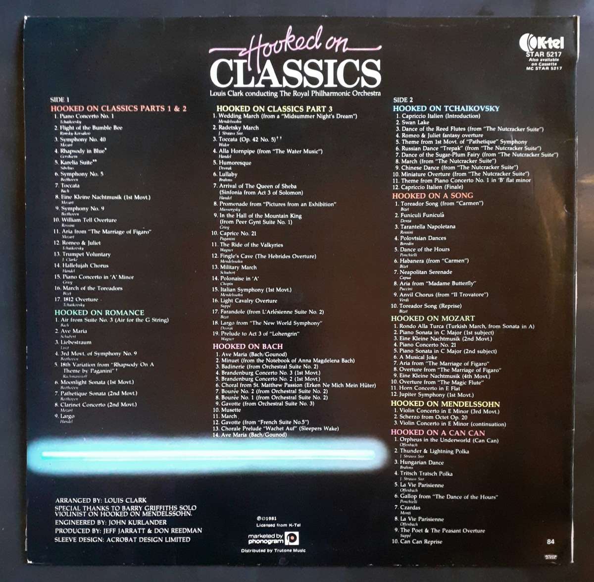 Hooked on Classics LP Vinyl Record