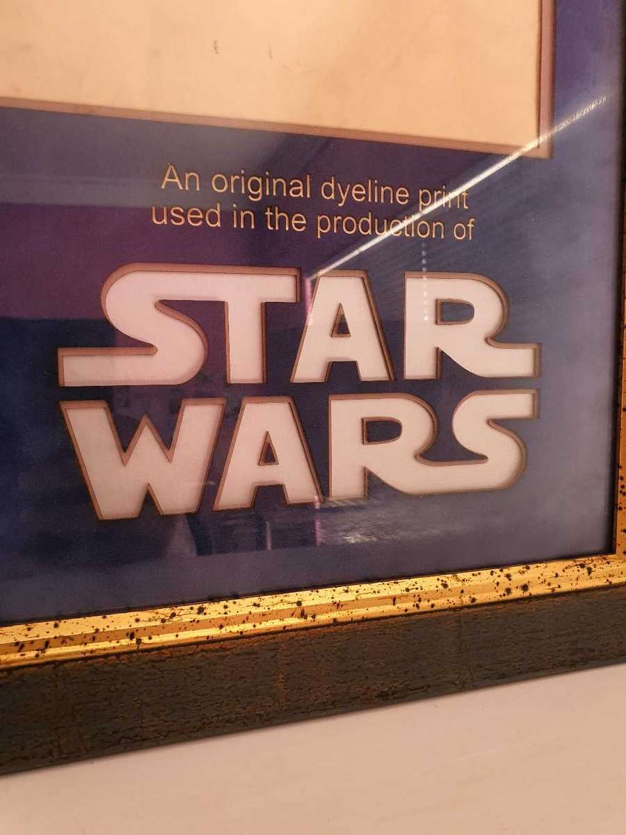 Star Wars - Empires strikes Back and Return of the Jedi - Original X-Wing Dyeline Print