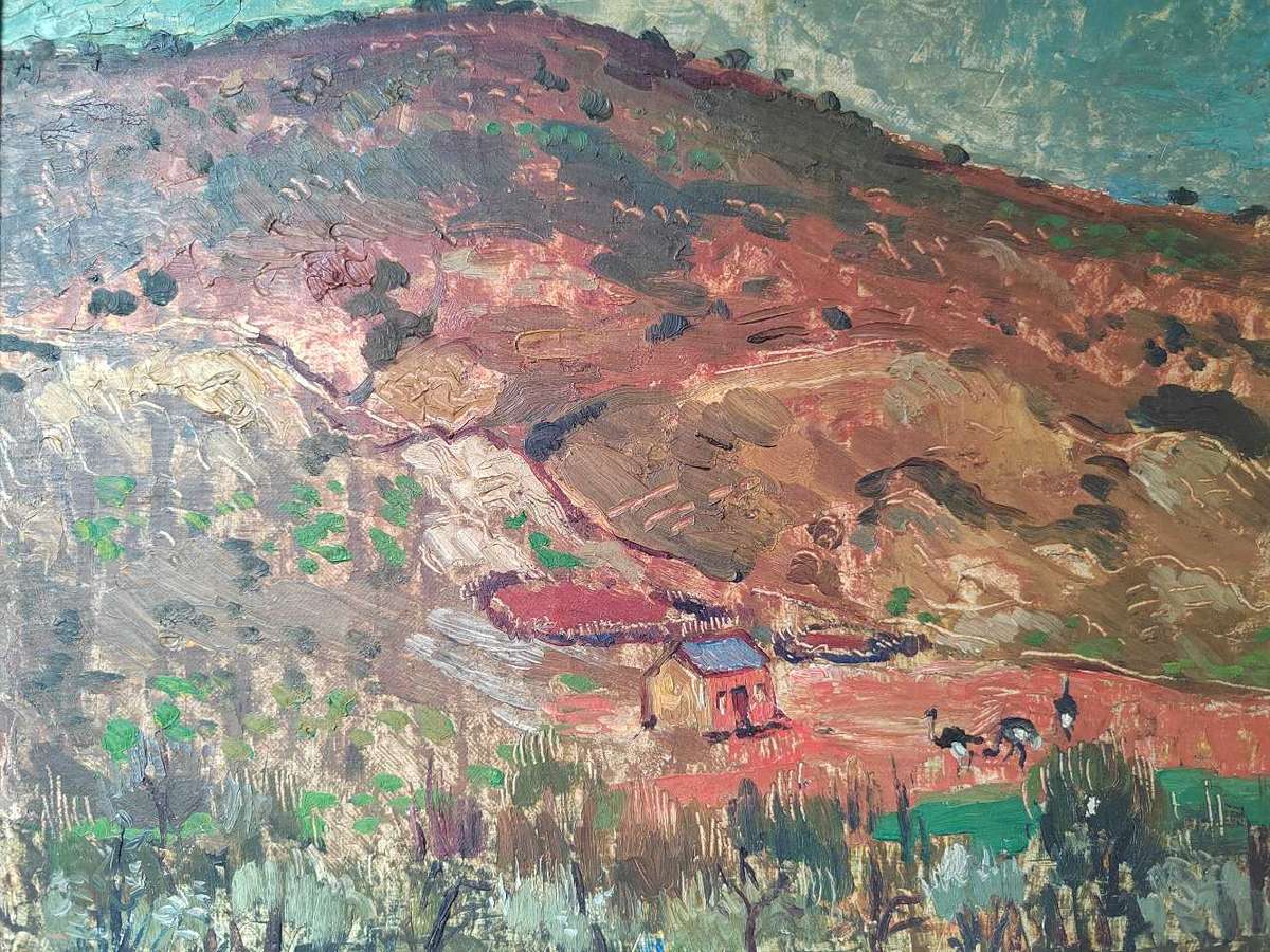 Francois Krige? Lovely oil on board.