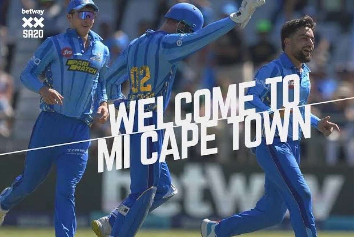 Cricket Jersey Signed by MI Cape Town Team 2022 Season