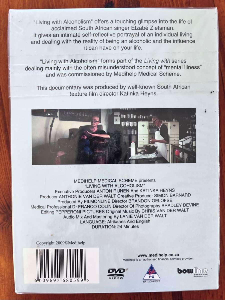 Living with alcoholism - sealed DVD