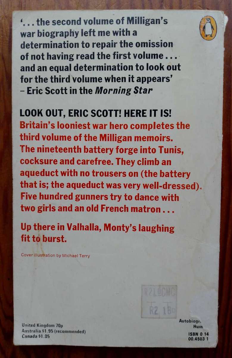 Monty - His Part in My Victory by Spike Milligan