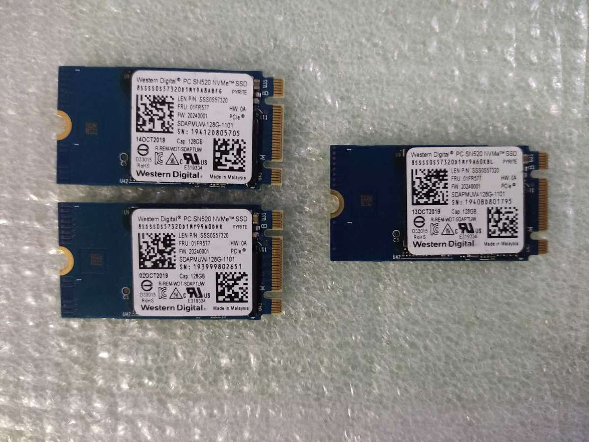 128GB NVME - Western Digital