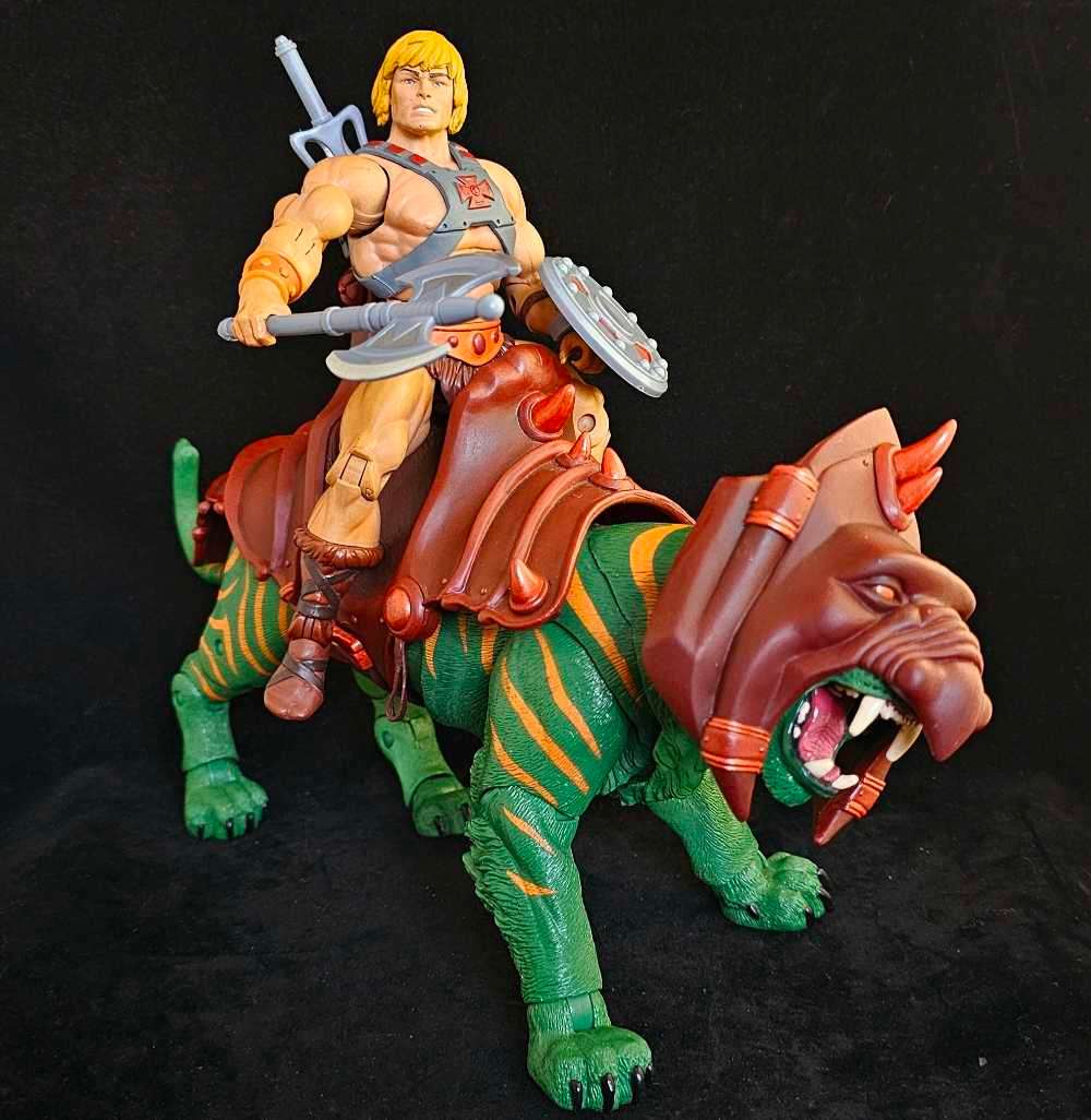 MATTEL Masters of the Universe Classics He-Man and Battle Cat (MOTUC)