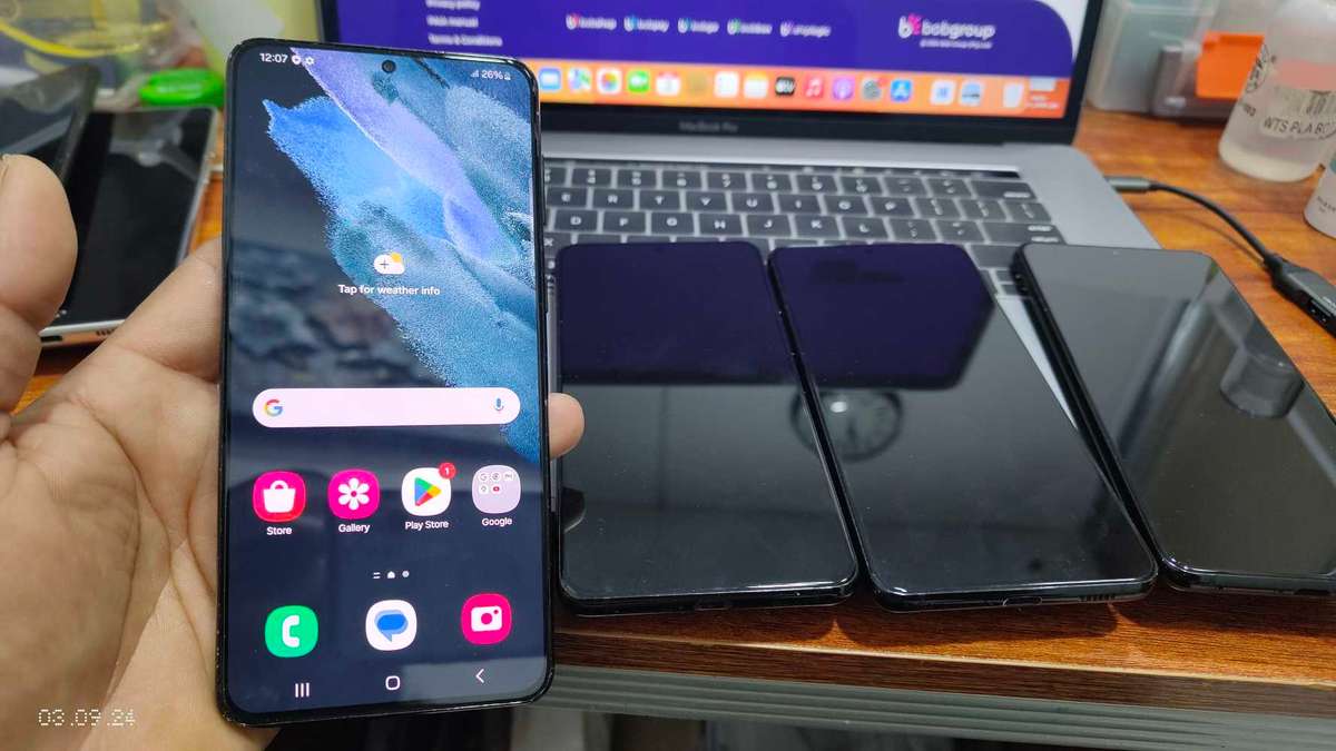 Samsung s21 Plus 256GB/8GB Dual Sim card (pre owned)