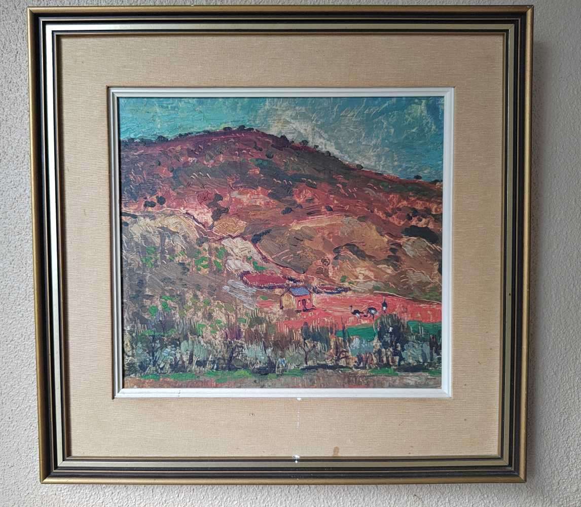 Francois Krige? Lovely oil on board.