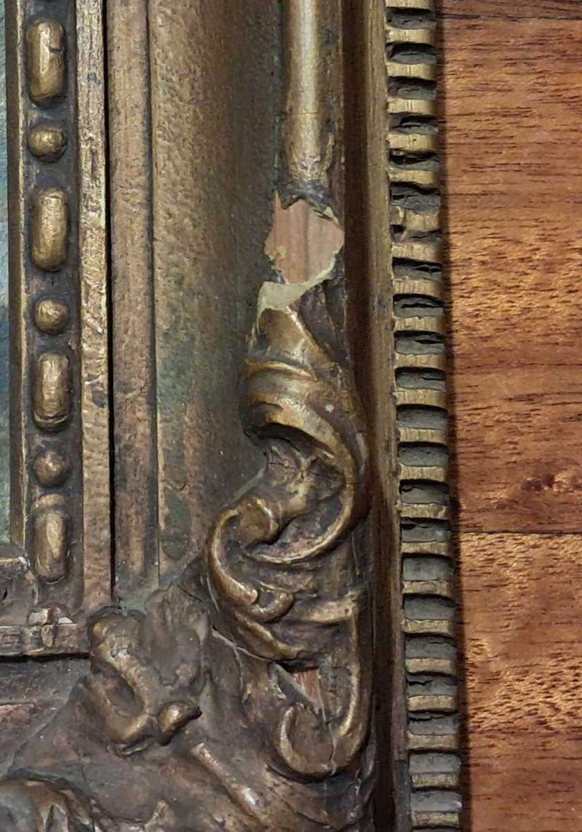 T. SCOTTY (Fasciotti) SA 1927-1993 oil painting on board "Basutoland" signed