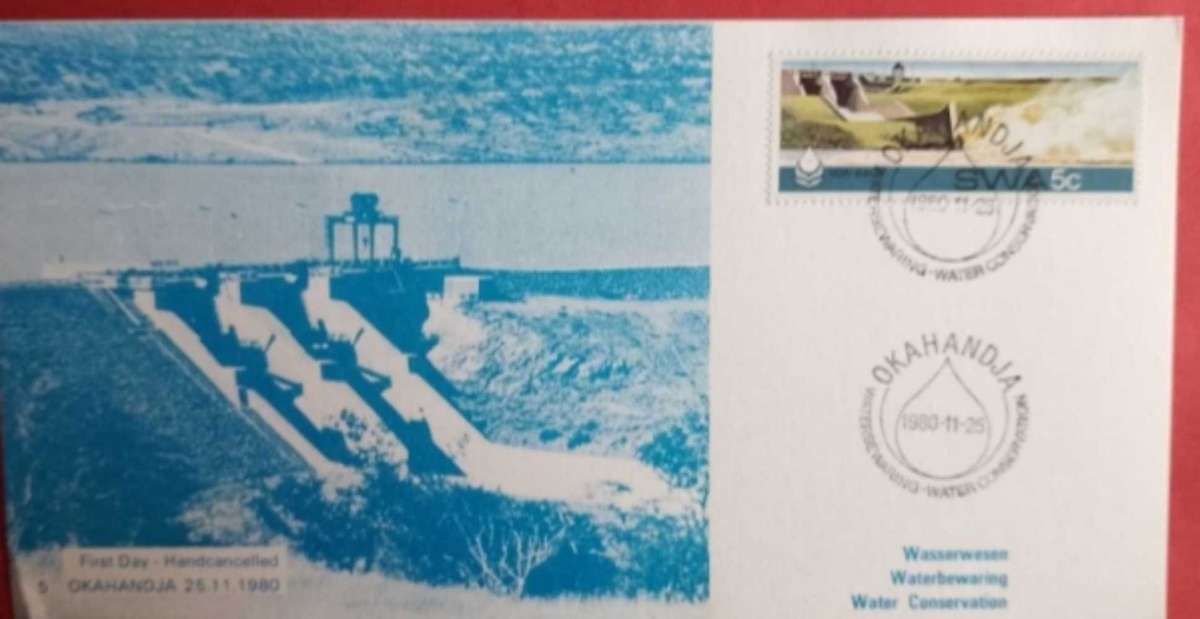 Swa water conservation first day cancelled 1980