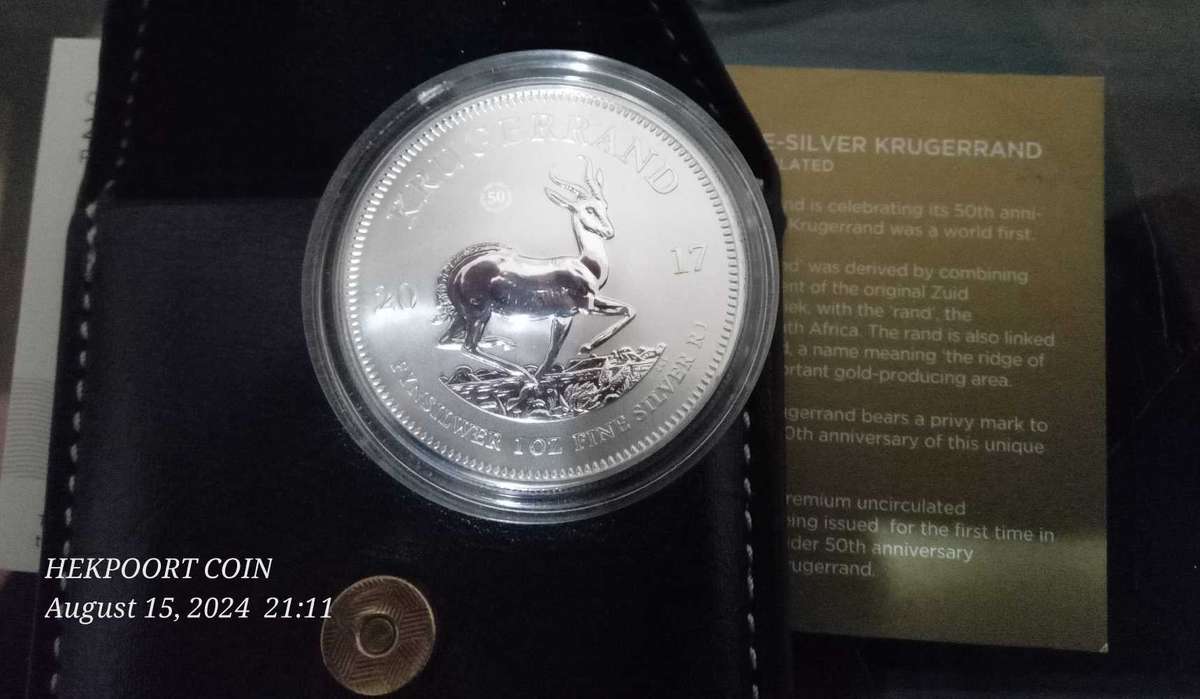 PAUL KRUGER ONE oz PREMUIM UNCIRCULATED 2017