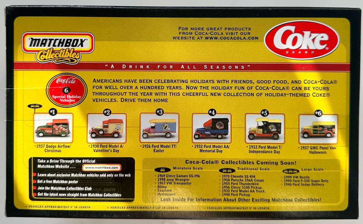 VINTAGE - 1999 MATCHBOX COLLECTIBLES - 1930 FORD MODEL A VALENTINES DAY - TRADITIONAL SCALE