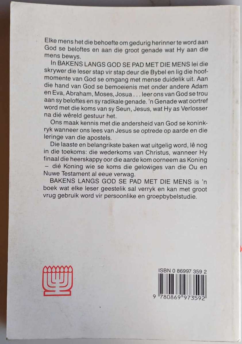 Bakens langs God se pad met die mens deur dr Theo Badenhorst