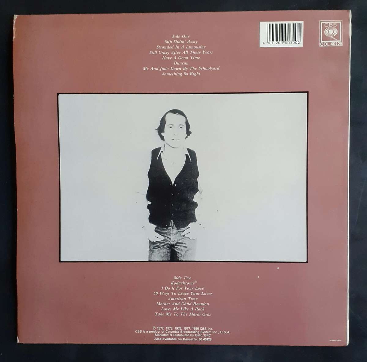 Paul Simon Greatest Hits Etc. LP Vinyl Record