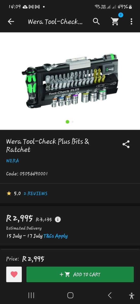 Wera Tool-Check Plus Bits & Ratchet