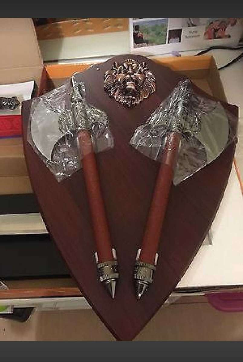 axe set for wall mounting