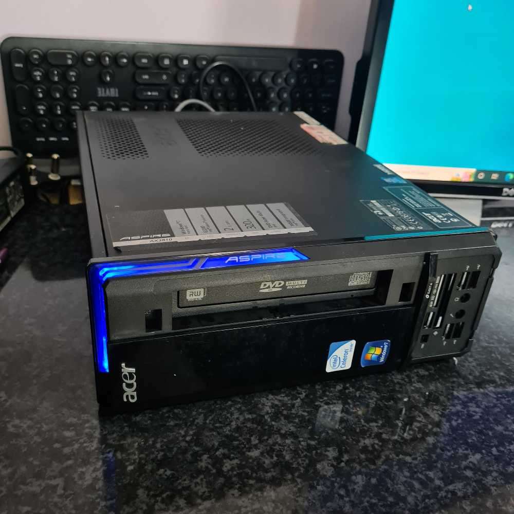 Acer Aspire AX3810 pc with HDMI OPTICAL CABLE slot and more