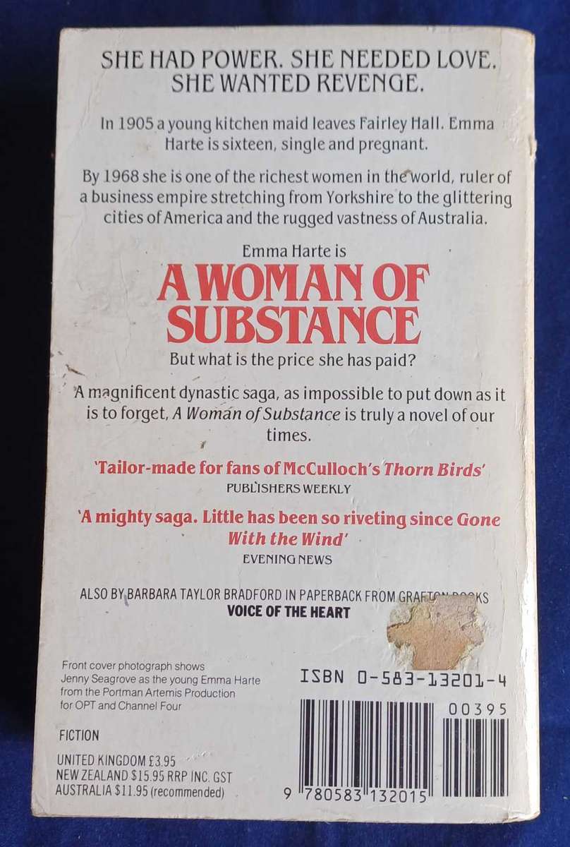 A women of substance by Barbara Taylor Bradford