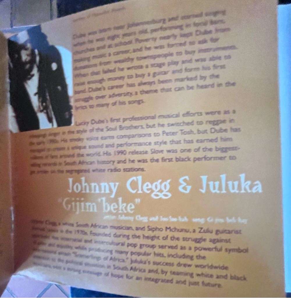 Putumayo presents: South African Legends PUTU 163-2 and 1588759000X