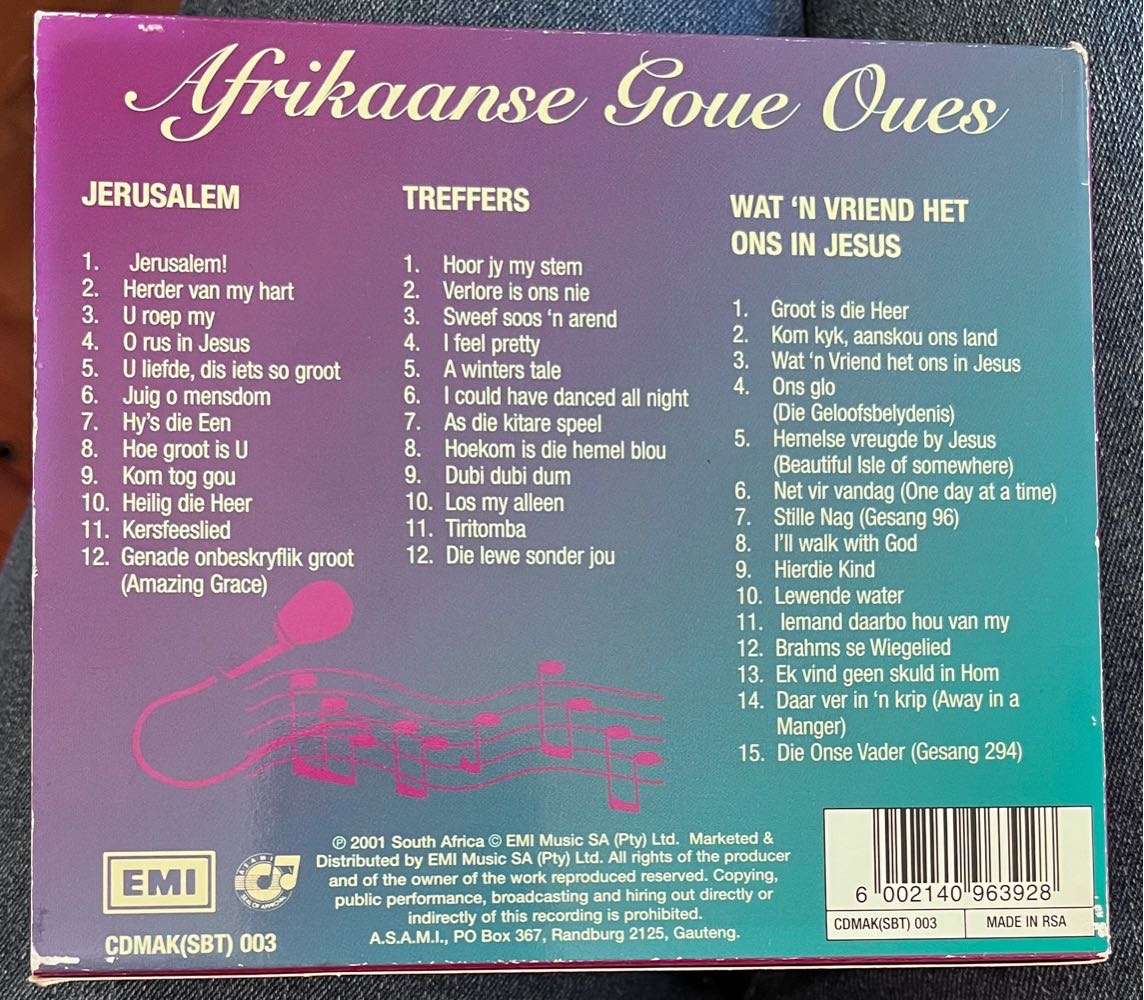 Rina Hugo 3CD box set: Afrikaanse Goue Oues