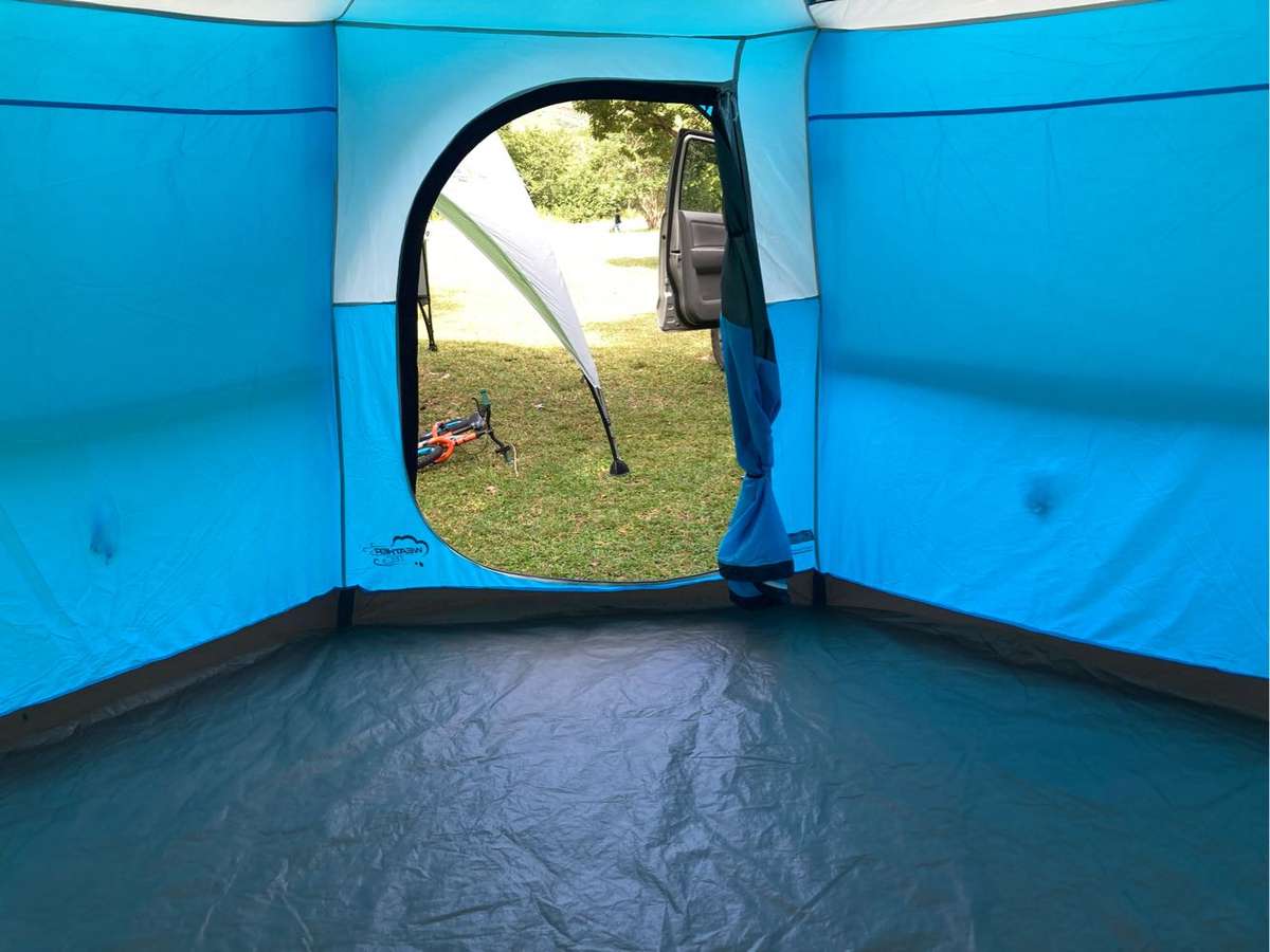Coleman Octagon 98 Tent with half flysheet