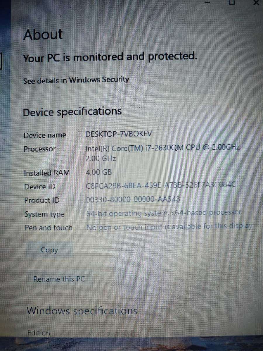 SAMSUNG CORE i7 LAPTOP