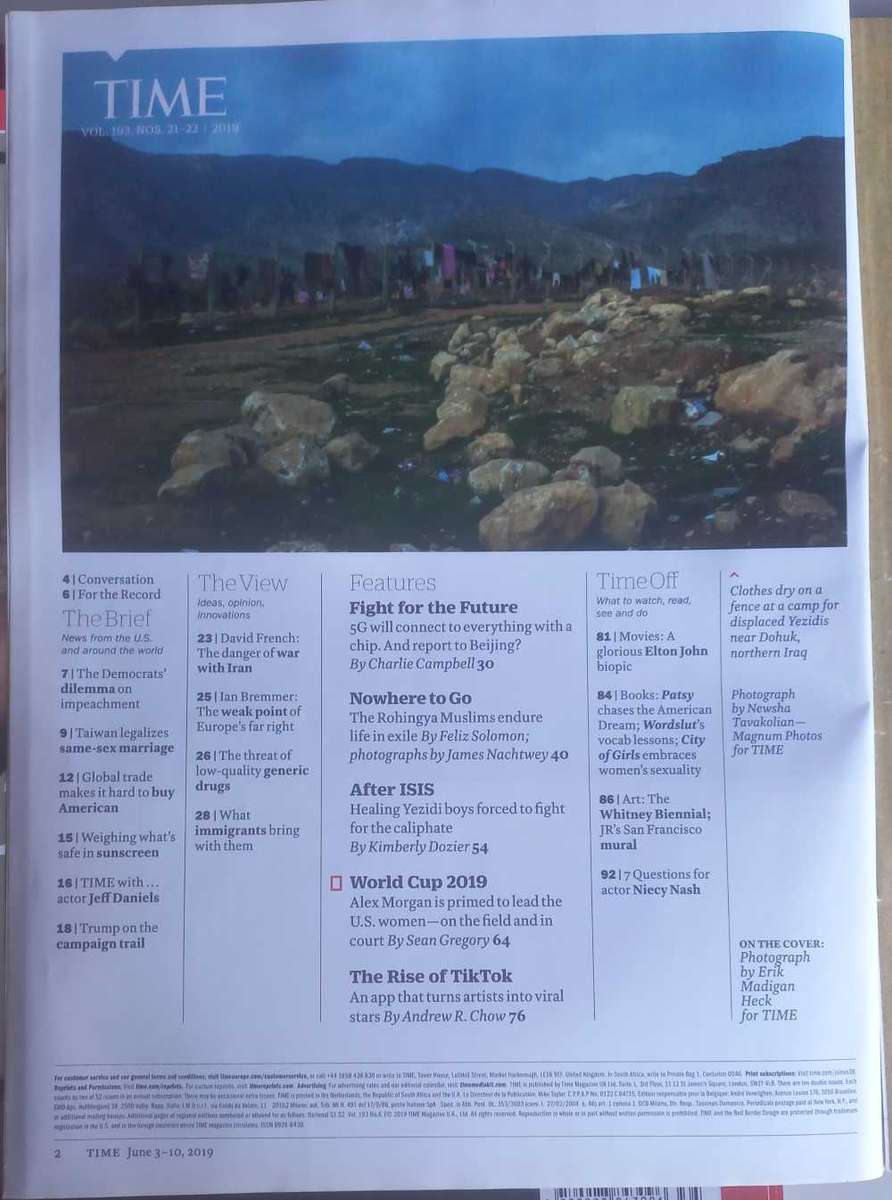 Time magazine - June 3/June 10, 2019
