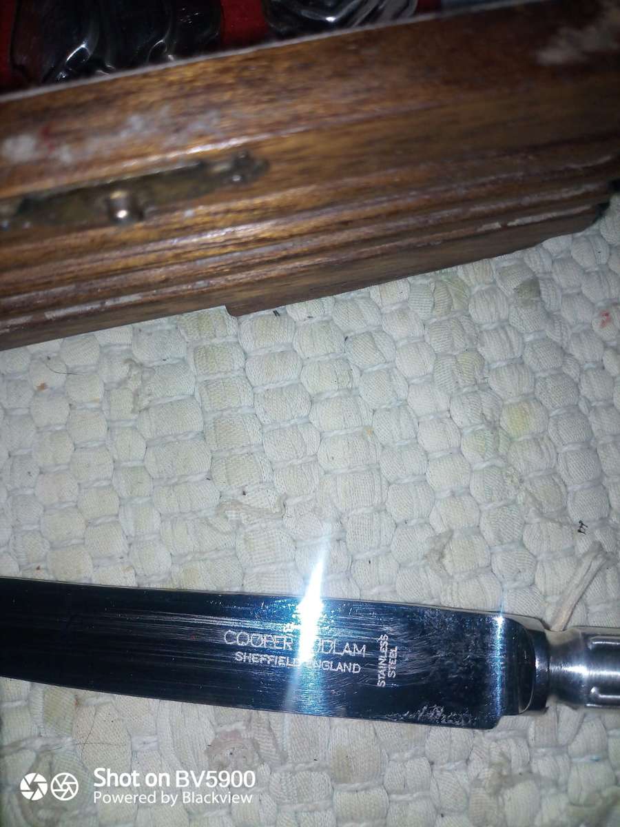 Cutlery set Cooper Ludlam made in England