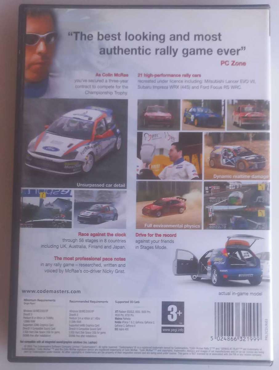 Colin Mcrae rally 3 PC