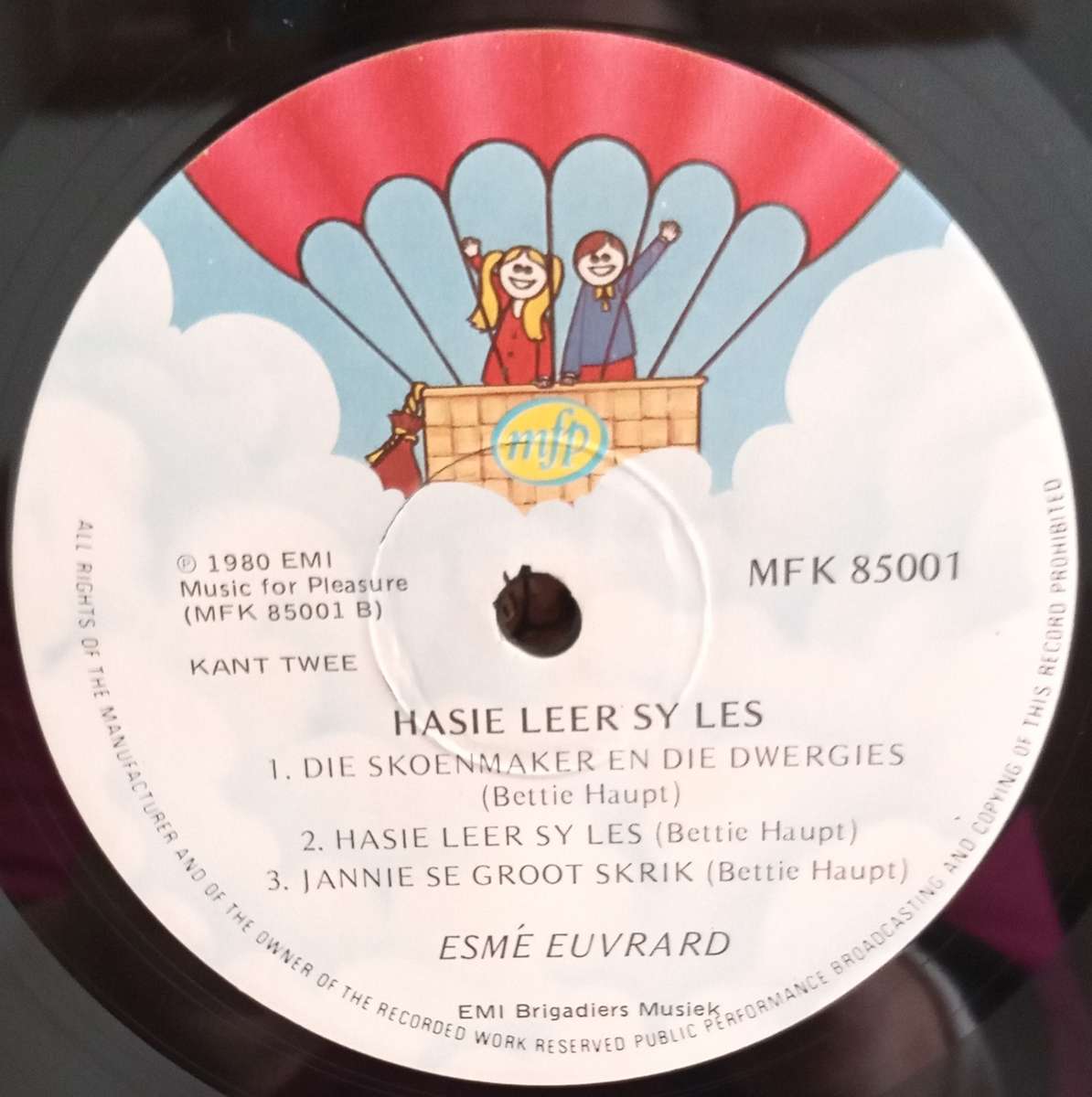 HASIE LEER SY LES - ESME EUVRARD LP VINYL RECORD AFRIKAANS