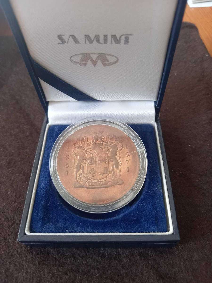 1961-1971 GROEI/GROWTH IN SA MINT BOX