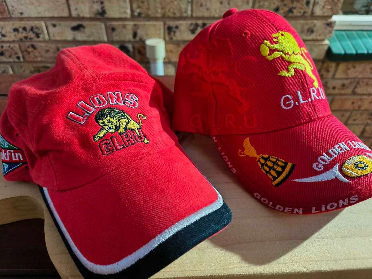 Authentic Lions Rugby caps