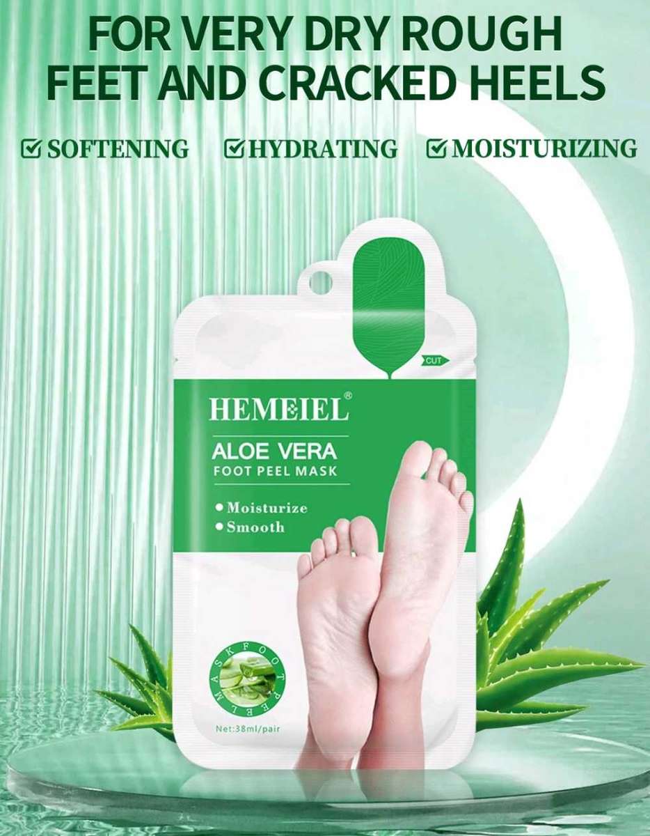 Foot PEEL MASK aloe vera Scent