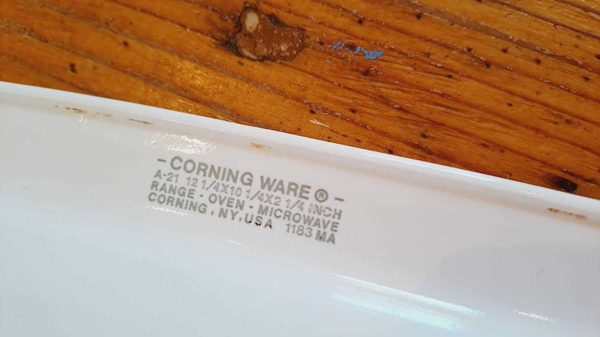 Corningware Le Romarin Spice of LIfe - roasting dish/pan - A-21 - very good condition