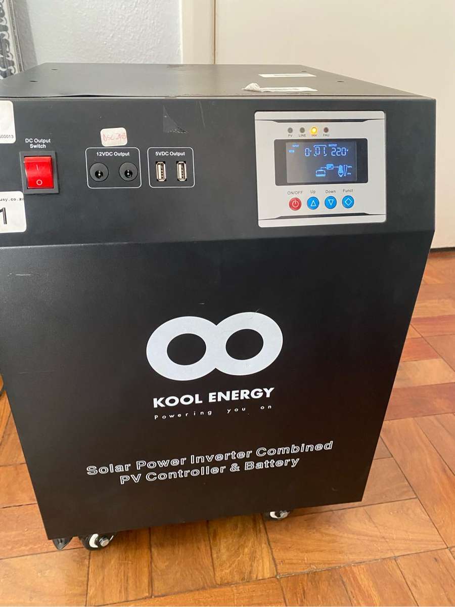 Kool Energy 1.5KW/24 Volt Trolley Inverter/Solar with 2 X 100AH batteries