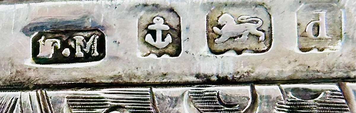 Antique Sterling Silver Card Case circa 1903