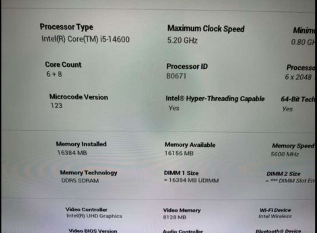 Dell OptiPlex 7020  SFF PC - Intel Core i5-14500 512GB SSD 16GB RAM Win 11 Pro