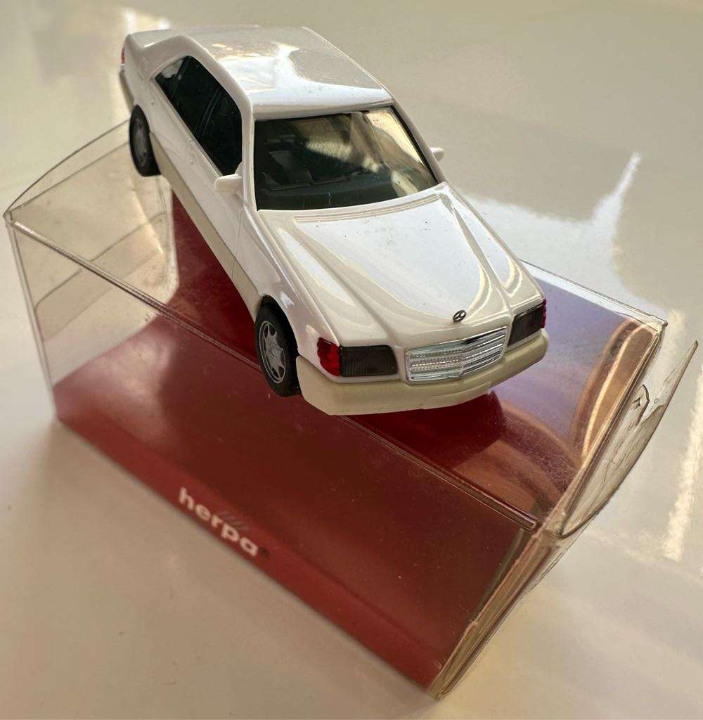 2x VINTAGE MERCEDES CARS - HERPA  - BRAND NEW CONDITION